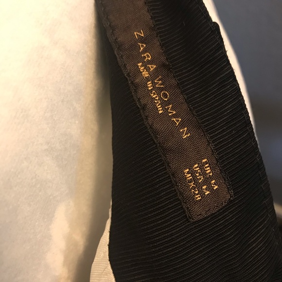 🌵Zara Color Block Skirt Black & White Size Medium - Picture 5 of 5